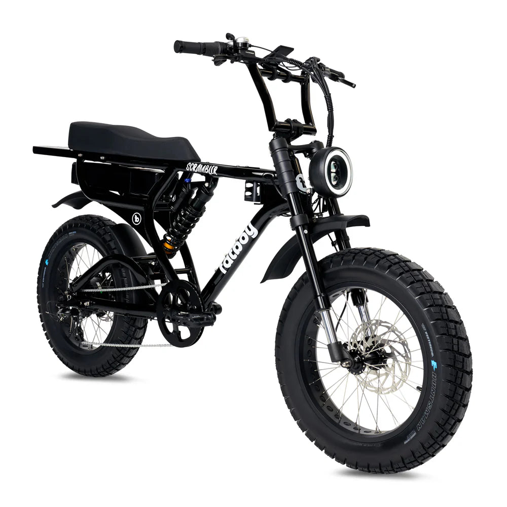 Fatboy The Scrambler V2 fat-tyre e-bike, side profile on white background