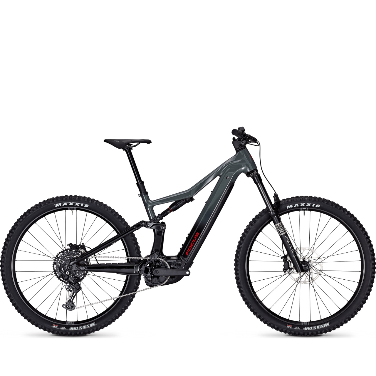 focus Jam2 6.7 electric bike, side profile on white background