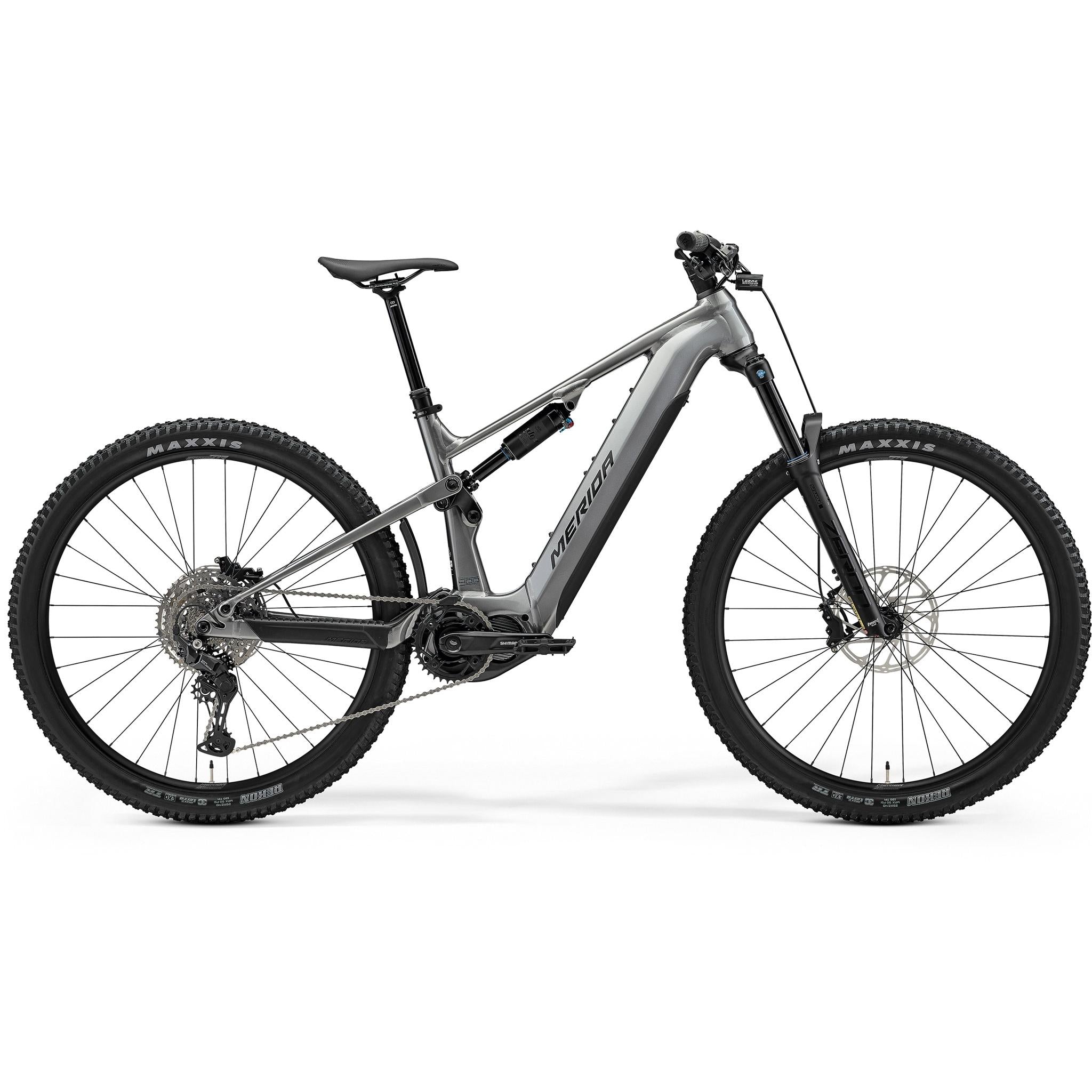 merida eOne-Forty 400 electric bike, side profile on white background
