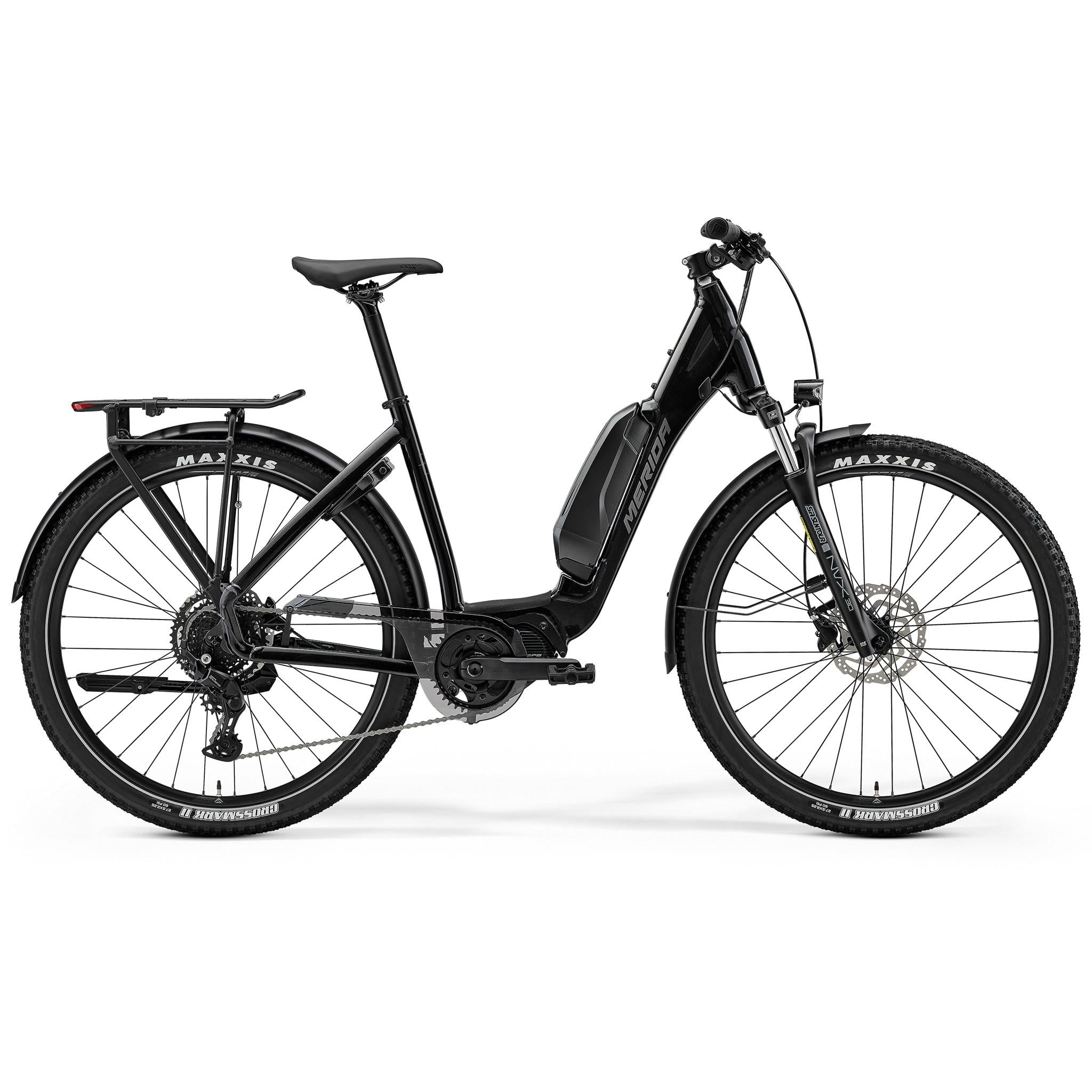 merida eSpresso CC 300 EQ SE electric bike, side profile on white background