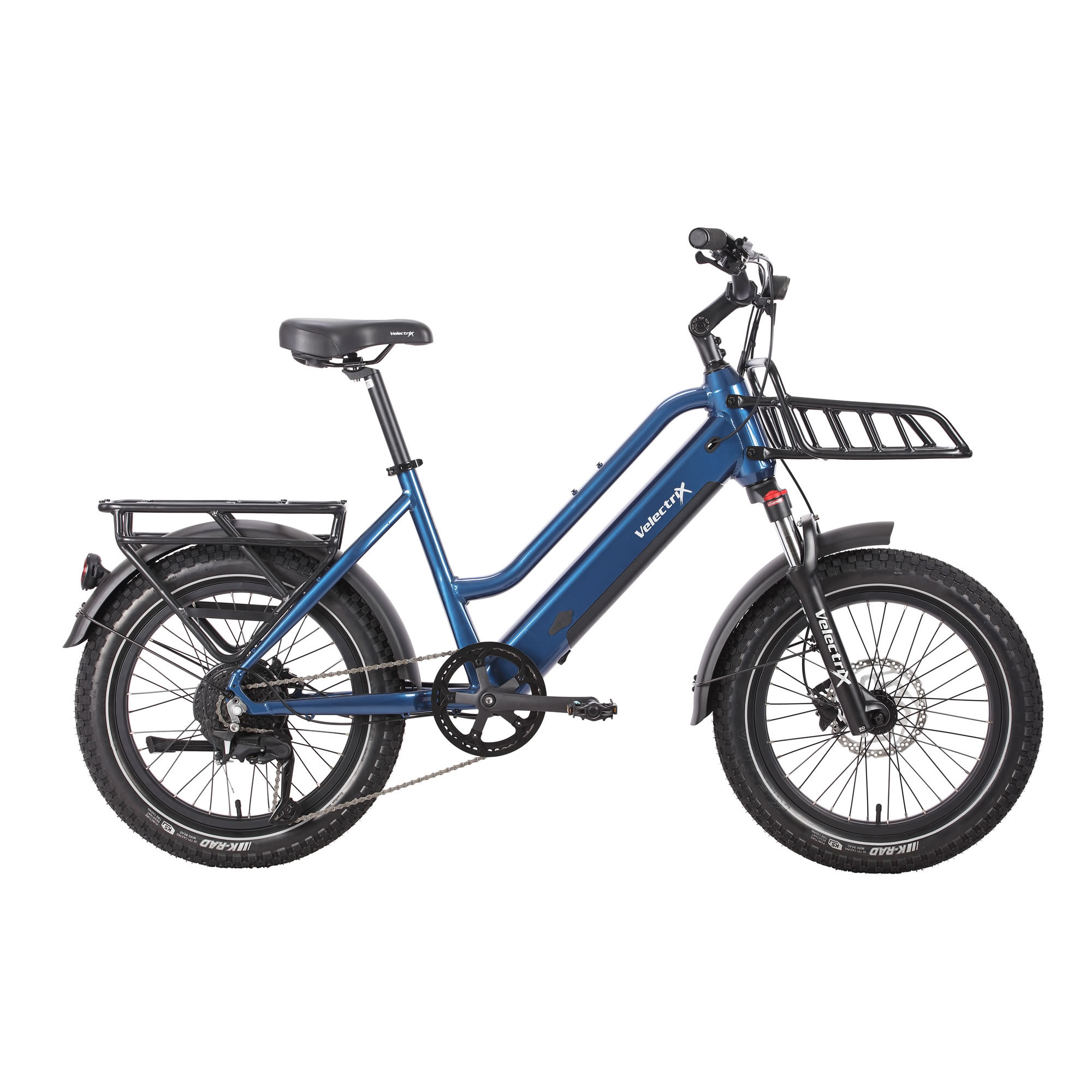 VelectriX SUV fat tyre e-bike, side profile on white background